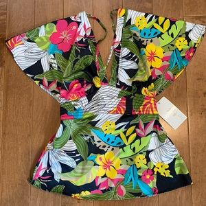 Zara Women’s Kimono Style Floral Top Sz M